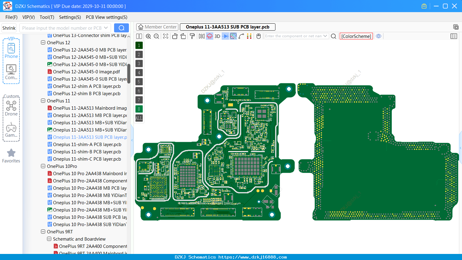 Oneplus 11-3AA513 SUB PCB Layer